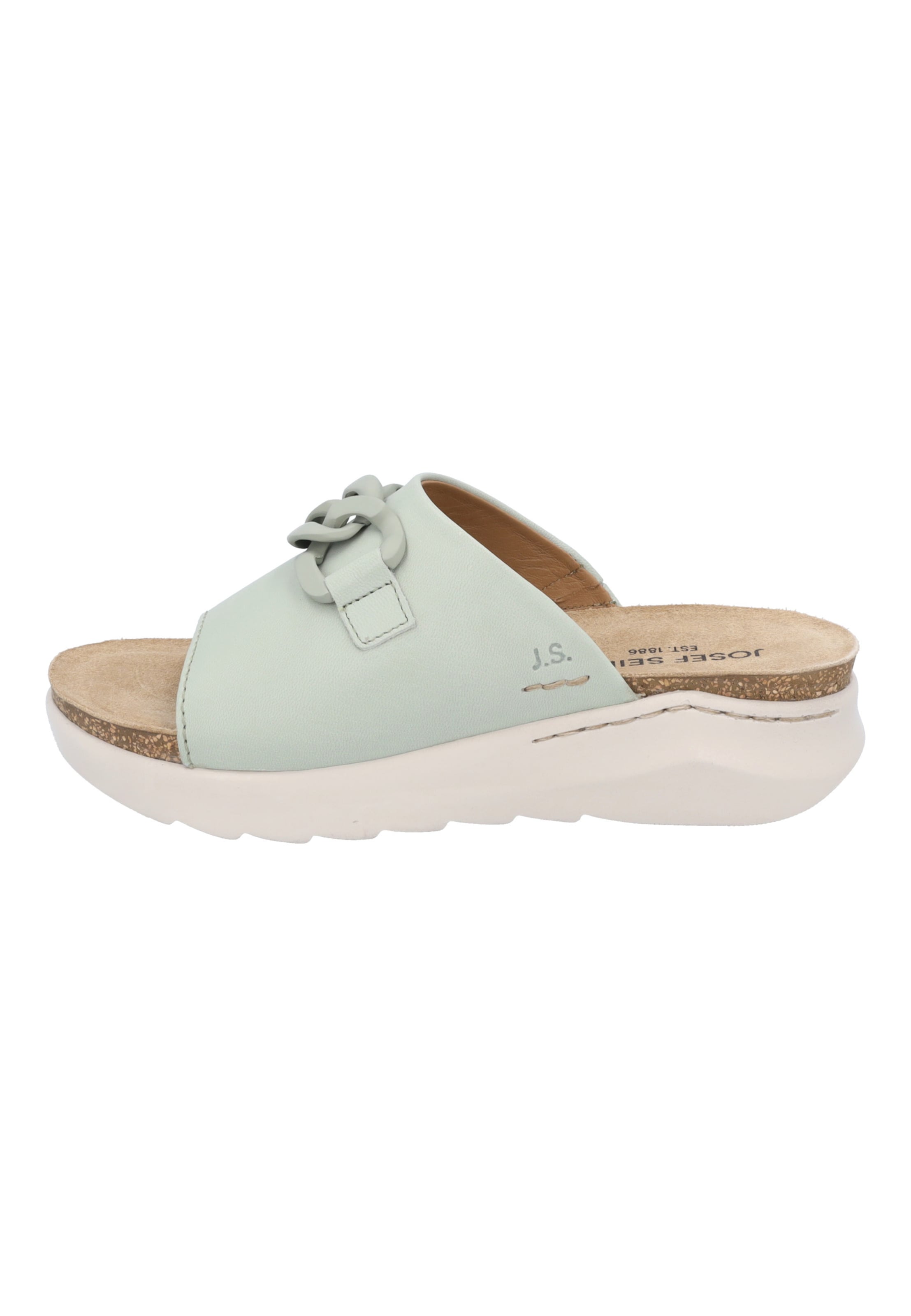 JOSEF SEIBEL Mules 'Celine 07' in Green: front