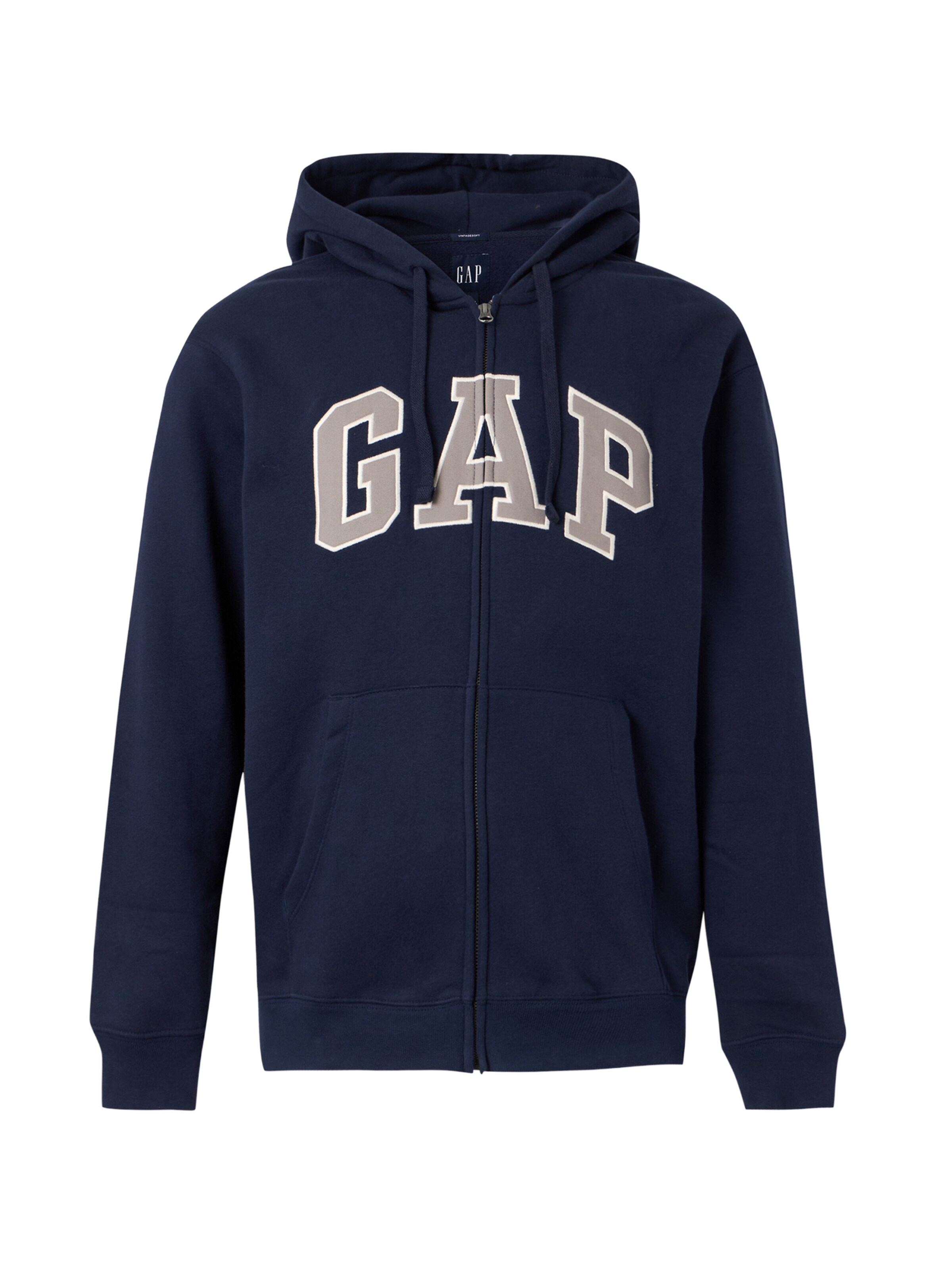 GAP Sweatvest in Blauw: voorkant