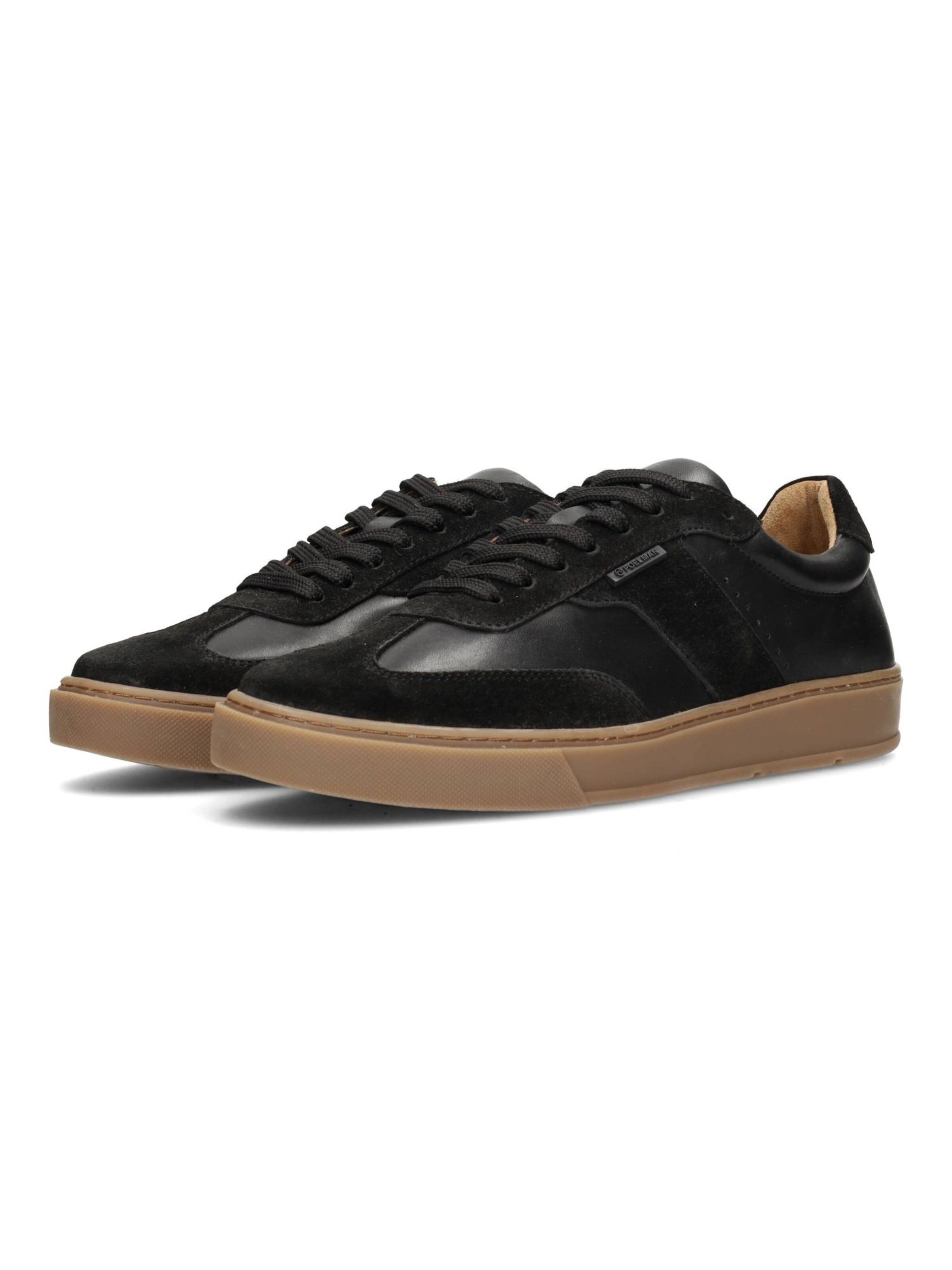 PS Poelman Platform trainers 'Gregory' in Black