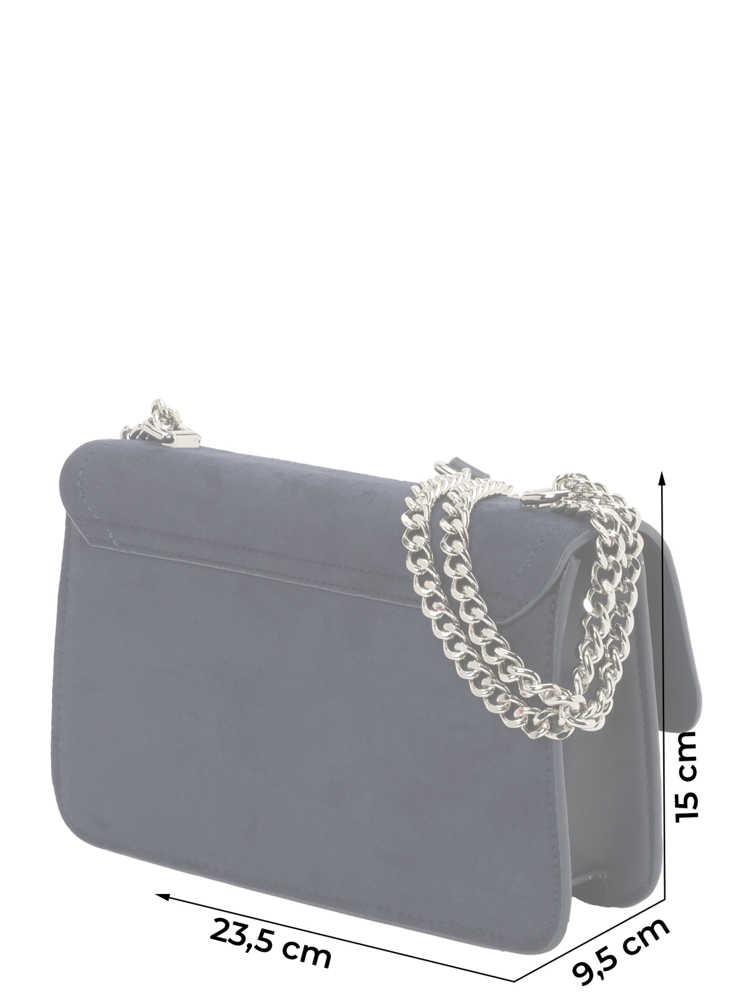 Borsa a tracolla 'Jonna Large Silver' di 19V69 ITALIA in blu: frontale