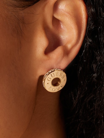 GUESS Earrings 'Sportiv' in Gold: front