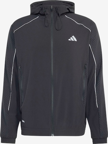 juoda ADIDAS PERFORMANCE Sportinė striukė: priekis