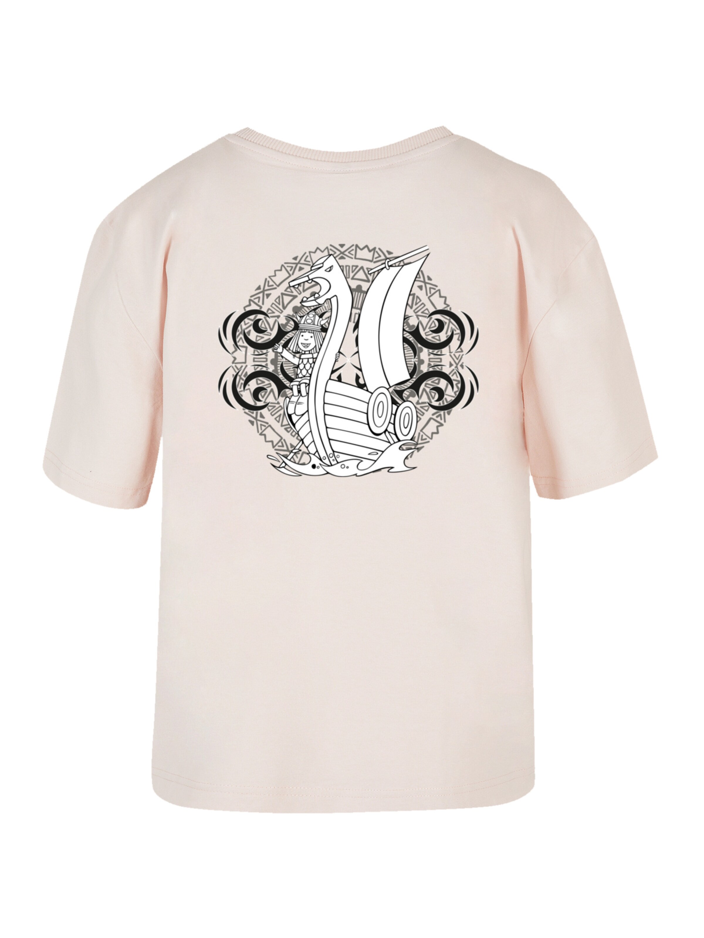 F4NT4STIC Shirt 'Wickie und die starken Männer Heroes of Childhood' in Pink