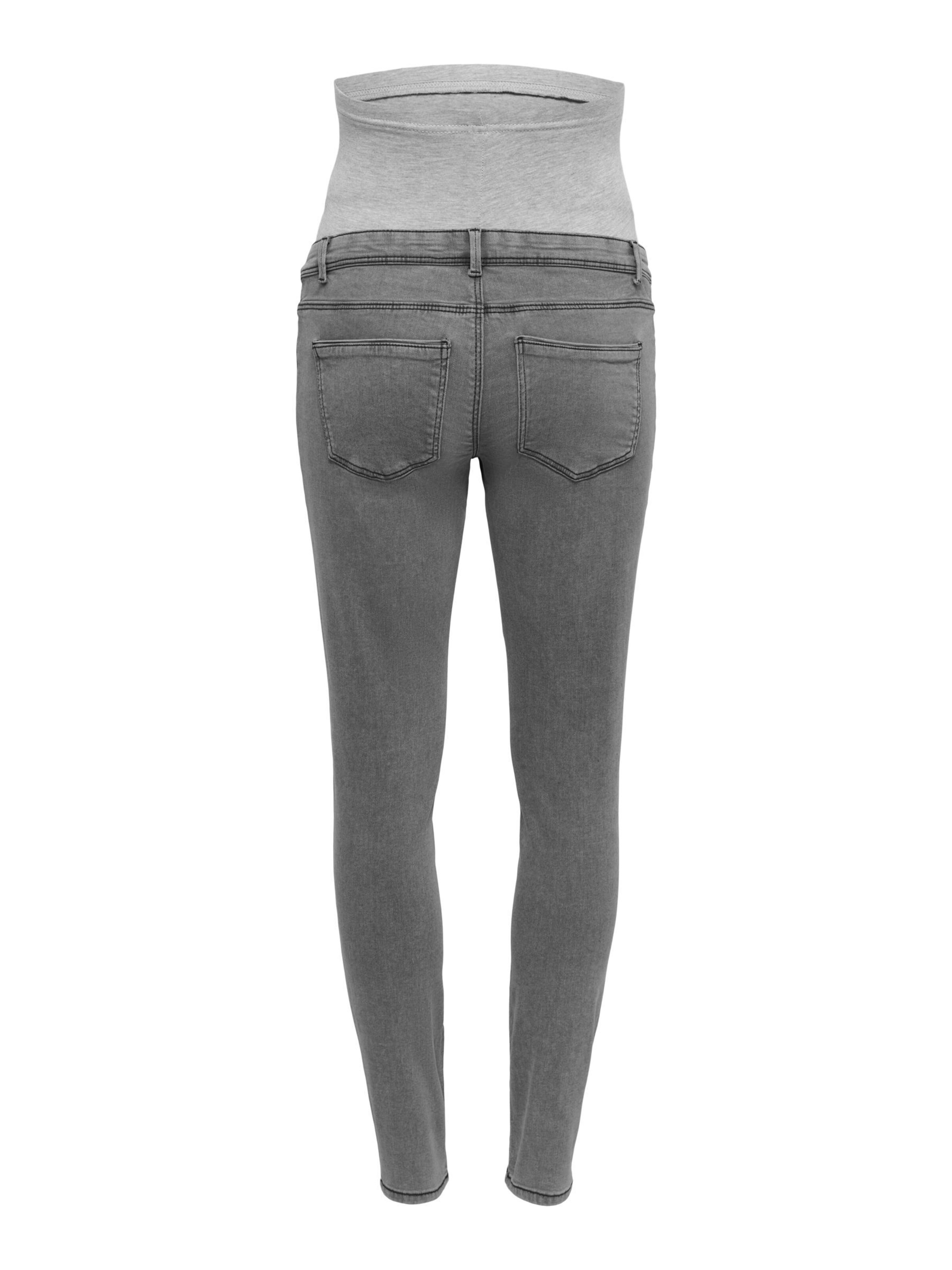 Skinny Jeans 'OLMally' di Only Maternity in grigio