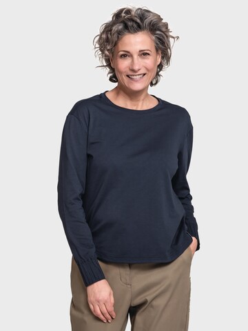 T-shirt fonctionnel 'Collada' Schöffel en bleu : devant