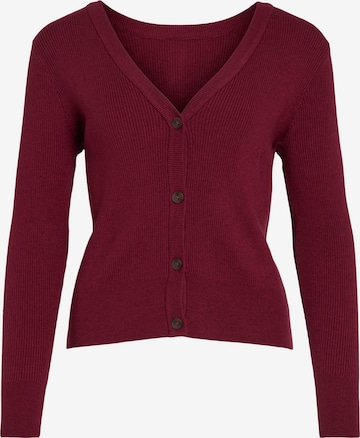 VILA Knit cardigan 'Comfy' in Red: front