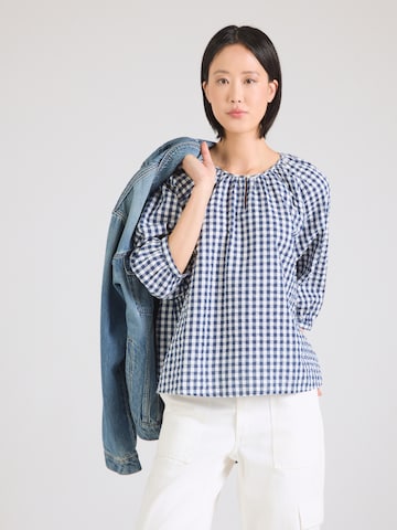 s.Oliver Blouse in Blauw: voorkant