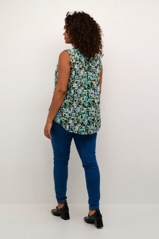 KAFFE CURVE Top 'Ami' in Blue