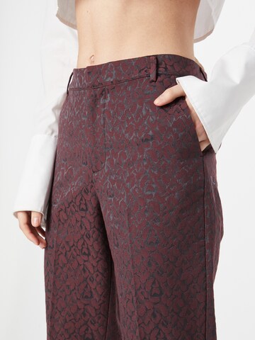 Coupe slim Pantalon à plis 'Lowry' SCOTCH & SODA en rouge