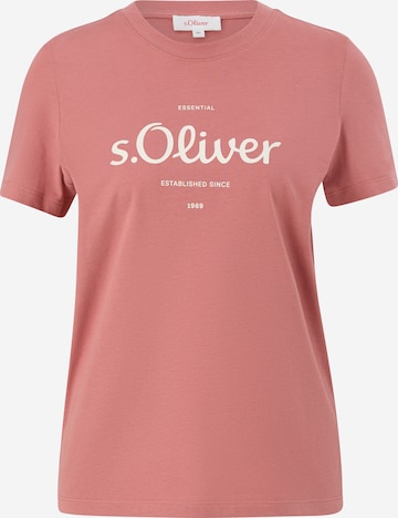 s.Oliver Μπλουζάκι σε ροζ: μπροστά