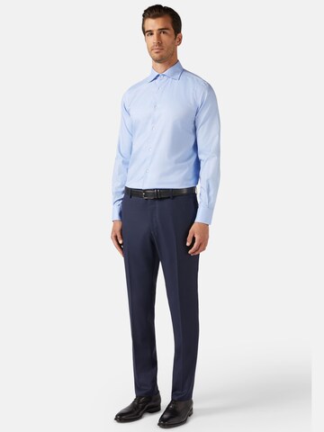 Coupe regular Chemise Boggi Milano en bleu