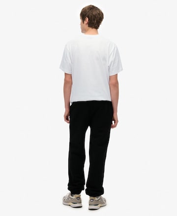 Effilé Pantalon Superdry en noir