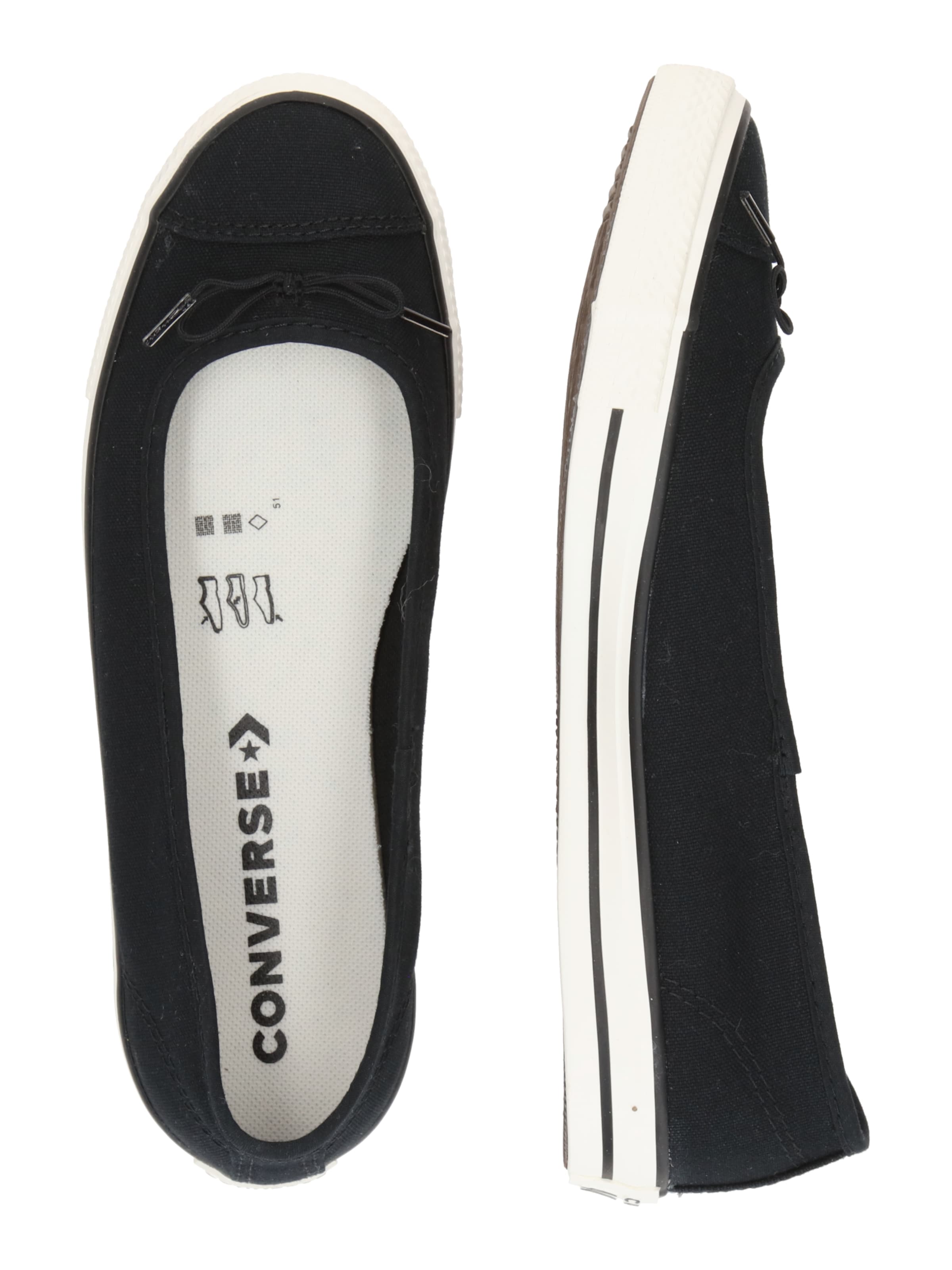 CONVERSE Papuče 'CHUCK TAYLOR' - Čierna