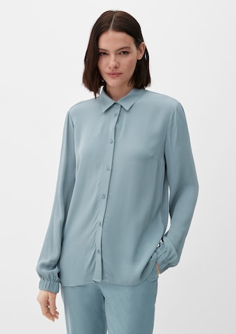 s.Oliver Blouse in Blauw: voorkant