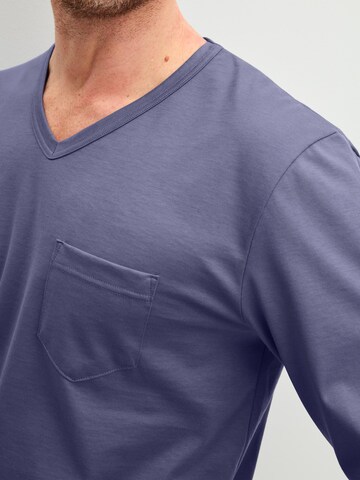 CALIDA Pajamas long 'Relax Imprint' in Blue