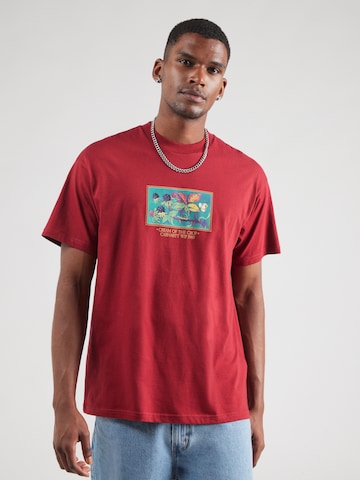 Carhartt WIP T-shirt 'Cream Of The Crop' i röd: framsida