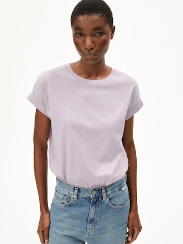 ARMEDANGELS T-Shirt IDAARA in Lila: Vorderseite