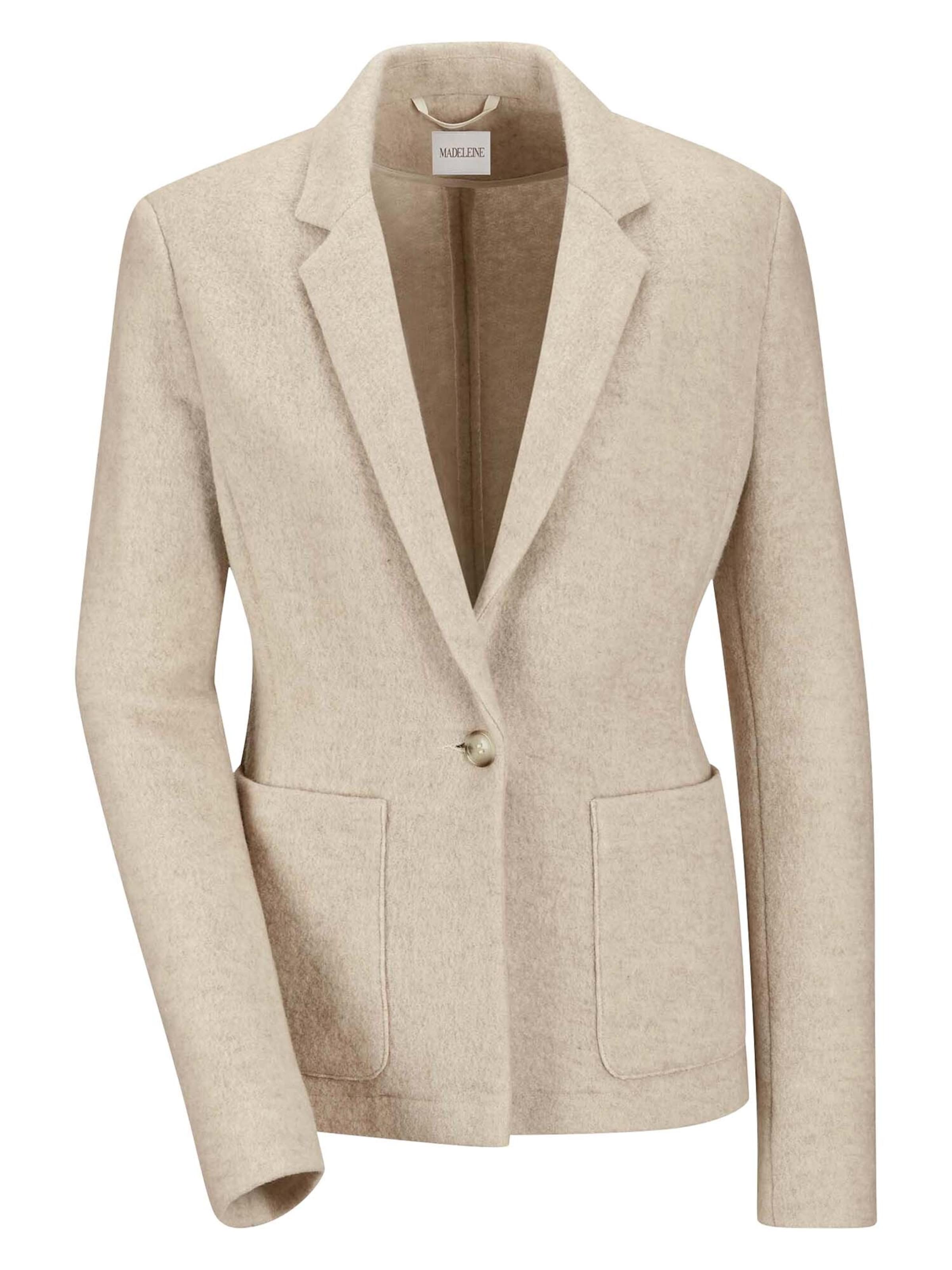 MADELEINE Blazer in Beige: Vorderseite