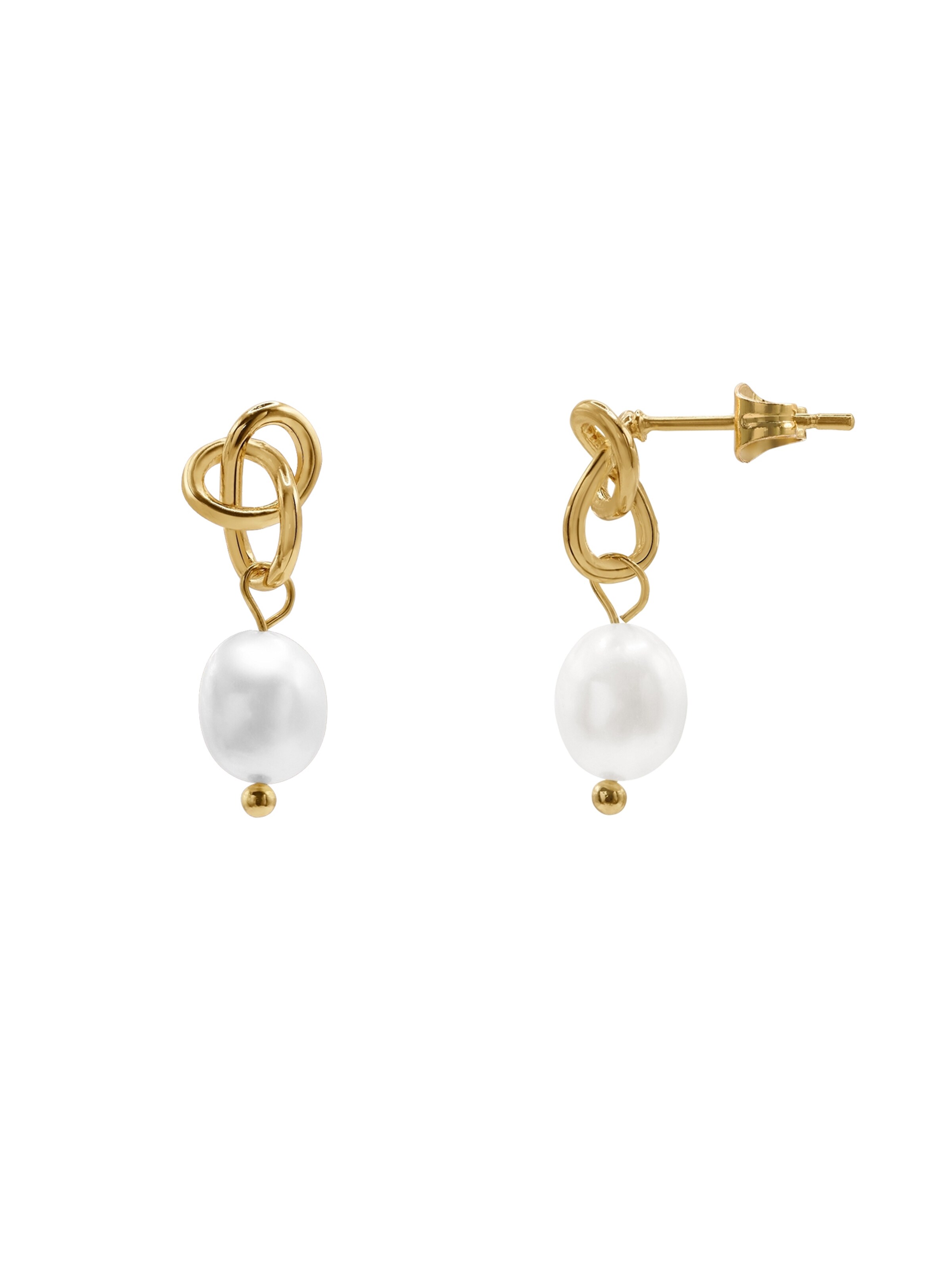 Heideman Ohrringe 'Silja' in Gold: Vorderseite