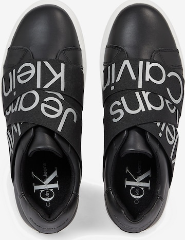 Calvin Klein Jeans Спортни обувки Slip On в черно