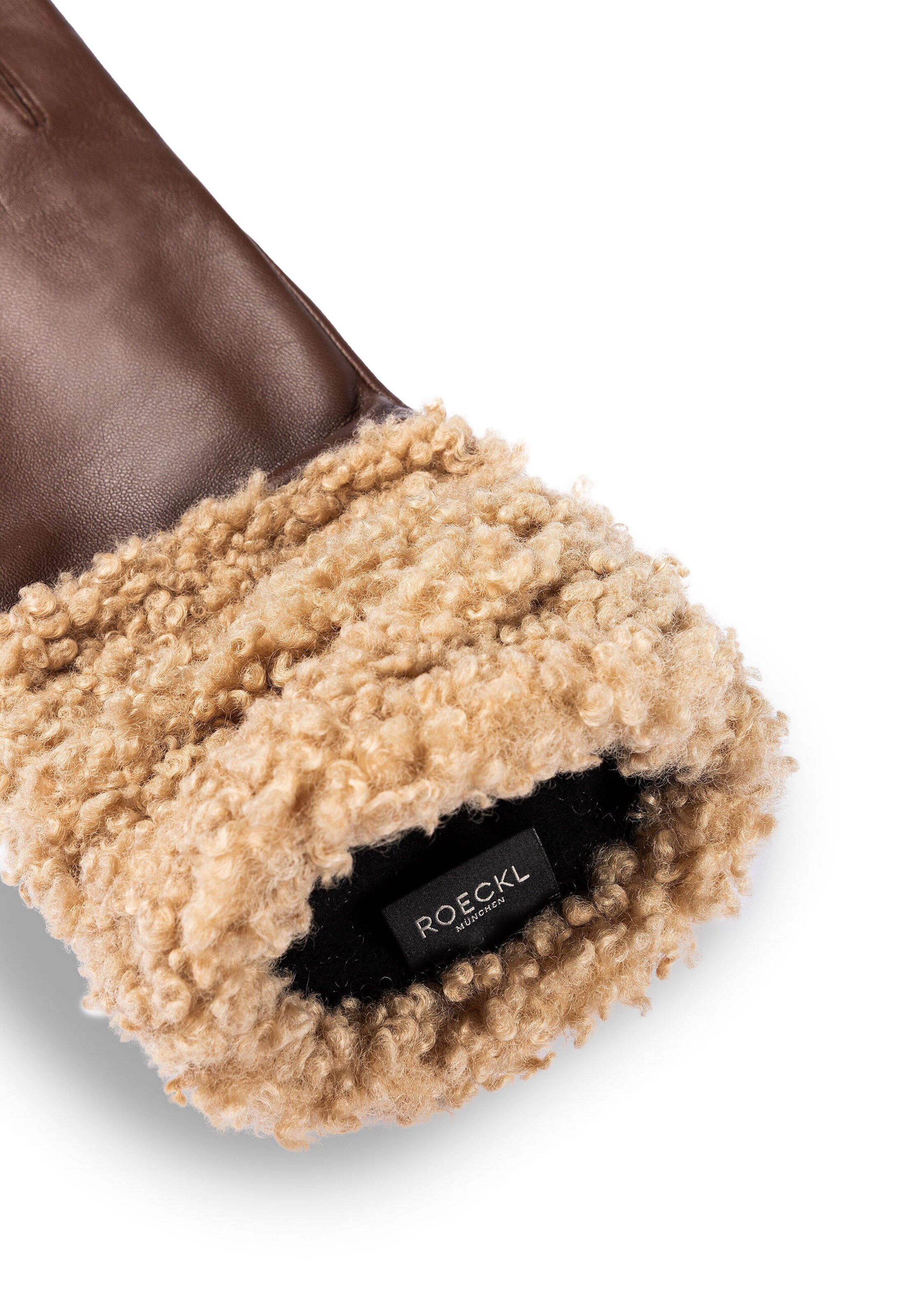 Mezzoguanti 'MONTROSE TOUCH' di Roeckl in marrone