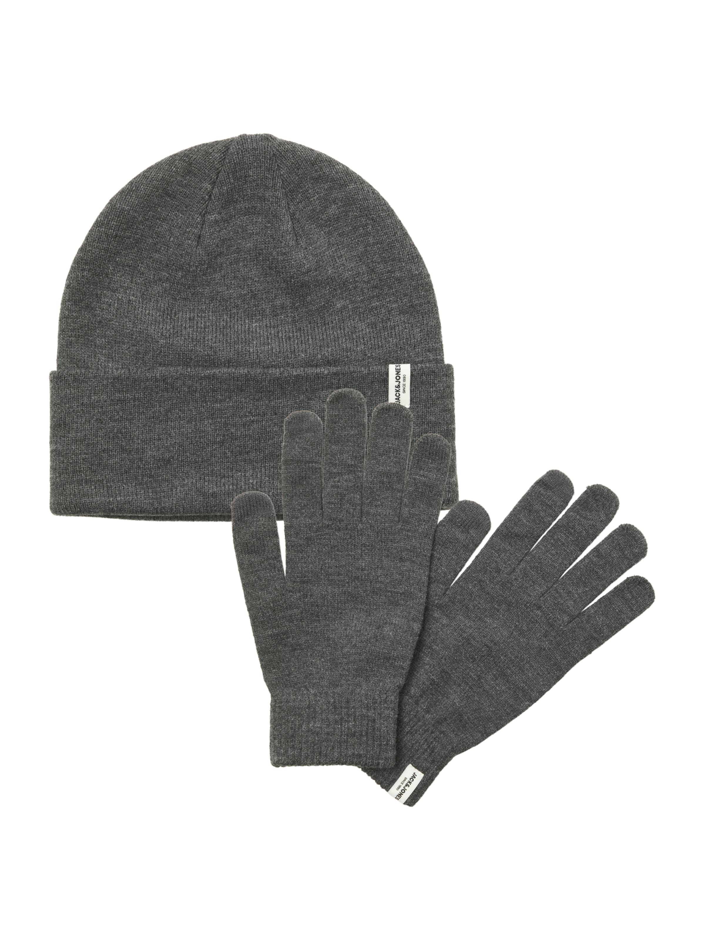 JACK & JONES Čiapky 'JACCOOPER' - Sivá: predná strana