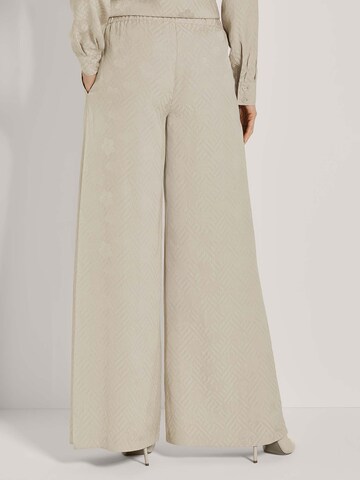 Wide Leg Pantalon MADELEINE en beige