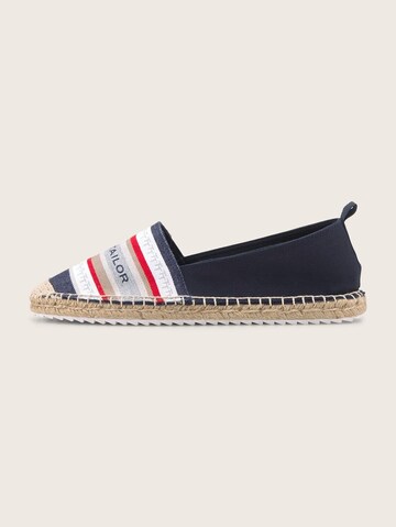 TOM TAILOR Espadrilles in Blau: predná strana