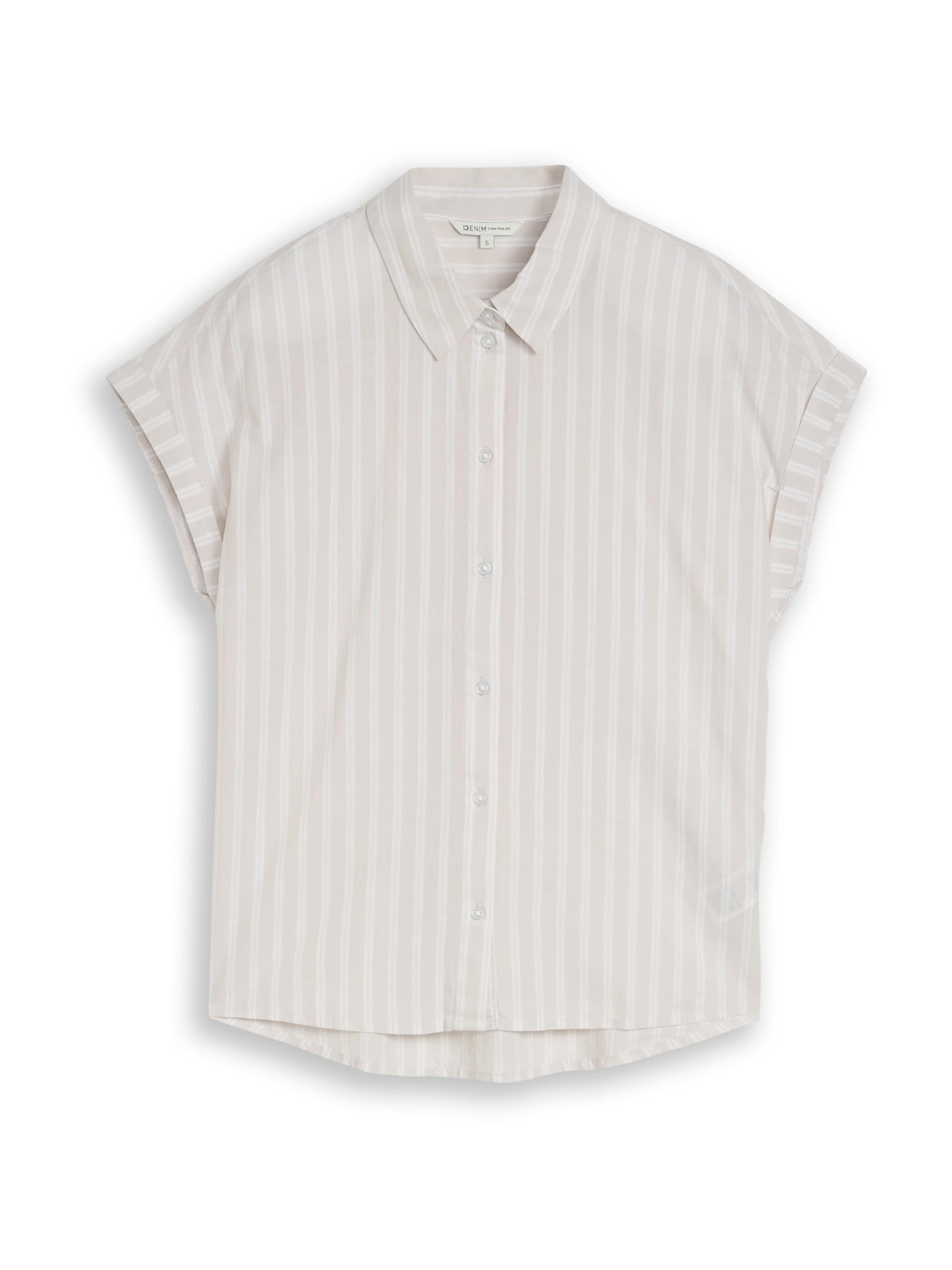 Bluză de la TOM TAILOR DENIM pe gri: față