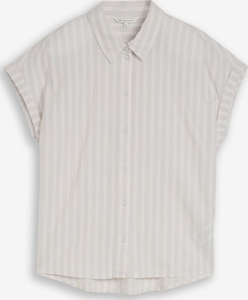 Bluză de la TOM TAILOR DENIM pe gri: față