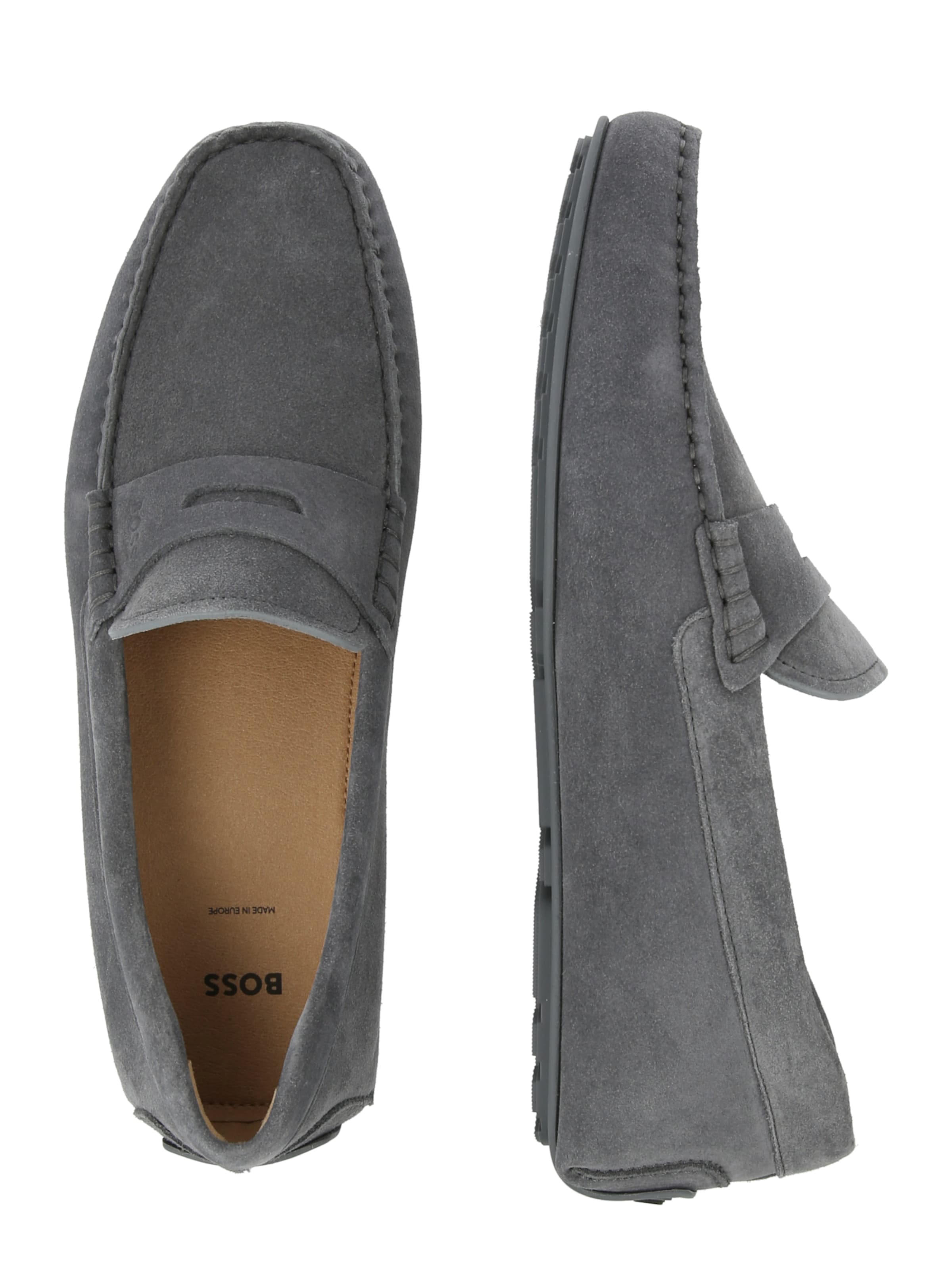 BOSS Moccasins 'Noel' in Grey