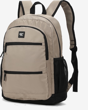 Aoking Backpack in Beige: front
