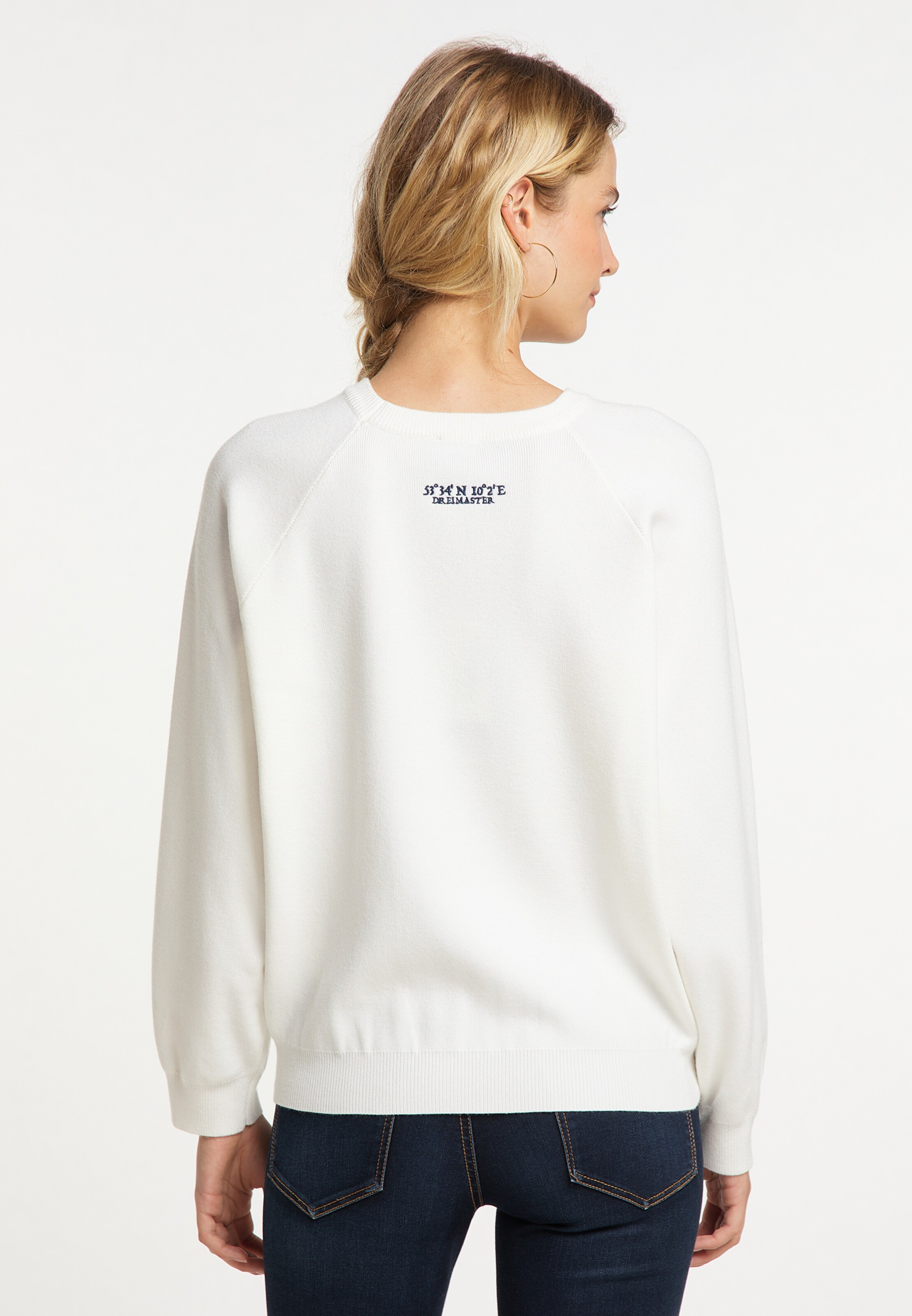 Frauen Pullover & Strick DreiMaster Maritim Pullover in Wollweiß - LD67239 Frauen Pullover & Strick DreiMaster Maritim Pullover in Wollweiß - LD67239