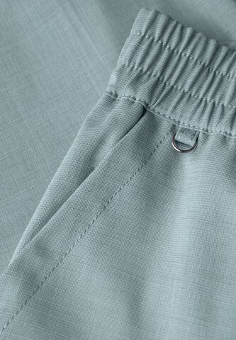 STREET ONE Slimfit Bügelfaltenhose in Blau