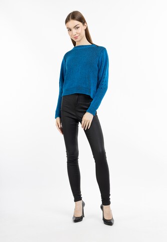 myMo at night - Pullover em azul