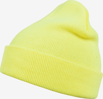 MSTRDS Beanie in Yellow: front