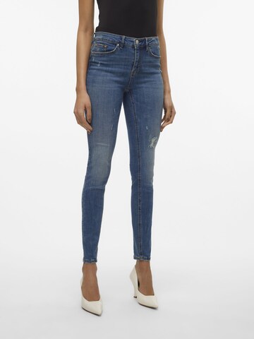 VERO MODA Skinny Jeans 'FLASH' i blå: forside