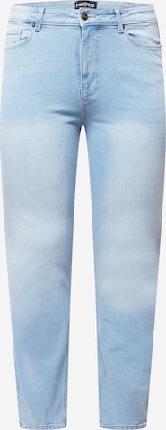 PIECES Curve Regular Jeans 'LUNA' in Blauw: voorkant