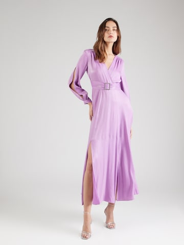 Closet London Dress in Purple: front