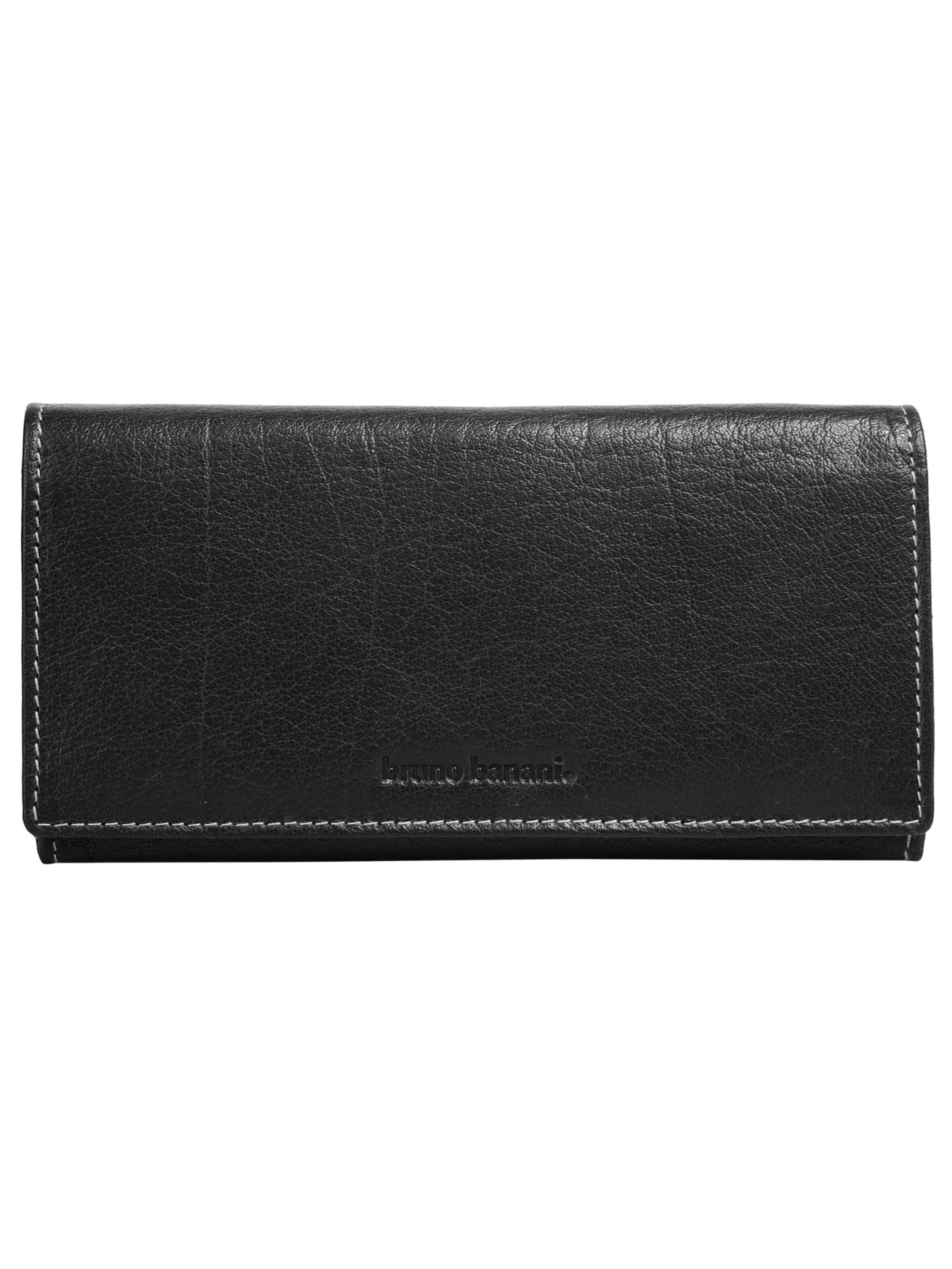 Bruno Banani Portemonnaie 'Bruno Banani Geldbörse'‌‌‌‌ in Schwarz: Vorderseite