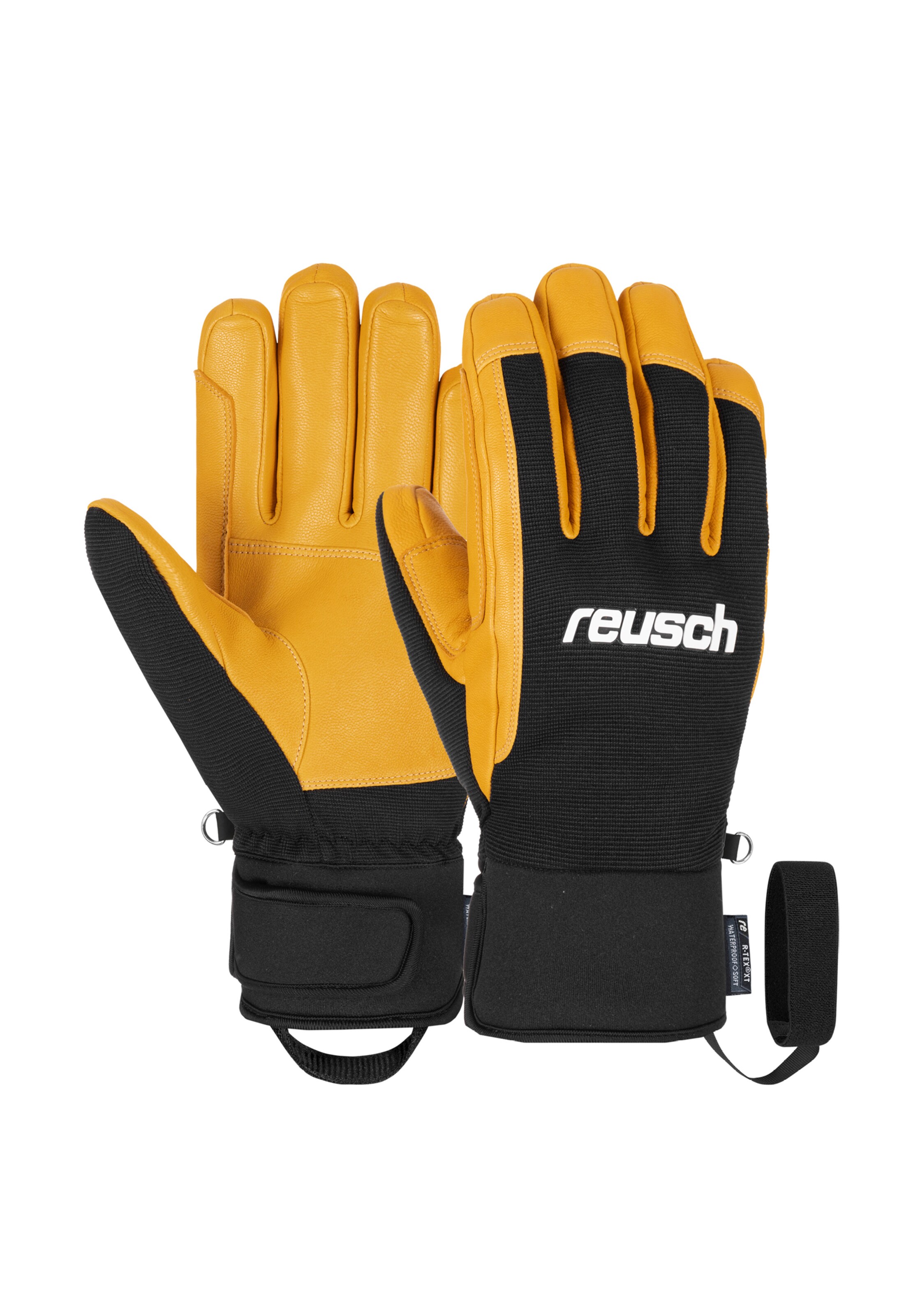 REUSCH Sports gloves 'Hauler R-TEX XT' in Black: front
