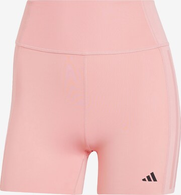 Skinny Pantalon de sport 'Optime' ADIDAS PERFORMANCE en rose : devant