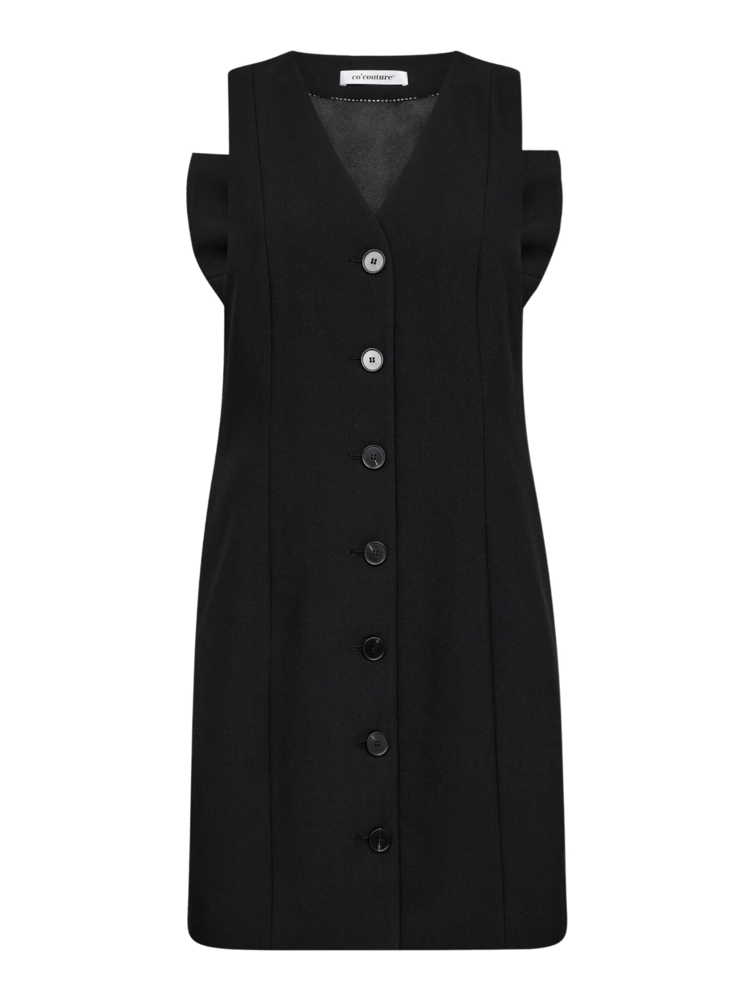 co'couture Kleid 'Vola' in Schwarz: Vorderseite