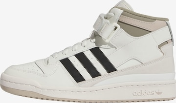 ADIDAS ORIGINALS High-Top Sneakers 'Forum' in White: front