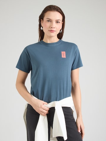 Kaotiko Koszulka 'MOUNT FUJI' w kolorze niebieski