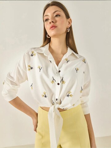Camicia da donna di Bianco Lucci in bianco: frontale