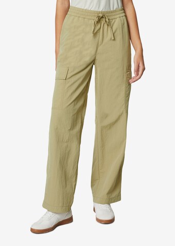 Marc O'Polo Loose fit Cargo Pants in Green: front
