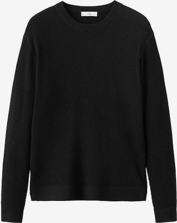 MANGO MAN Sweater 'Antigua' in Black: front