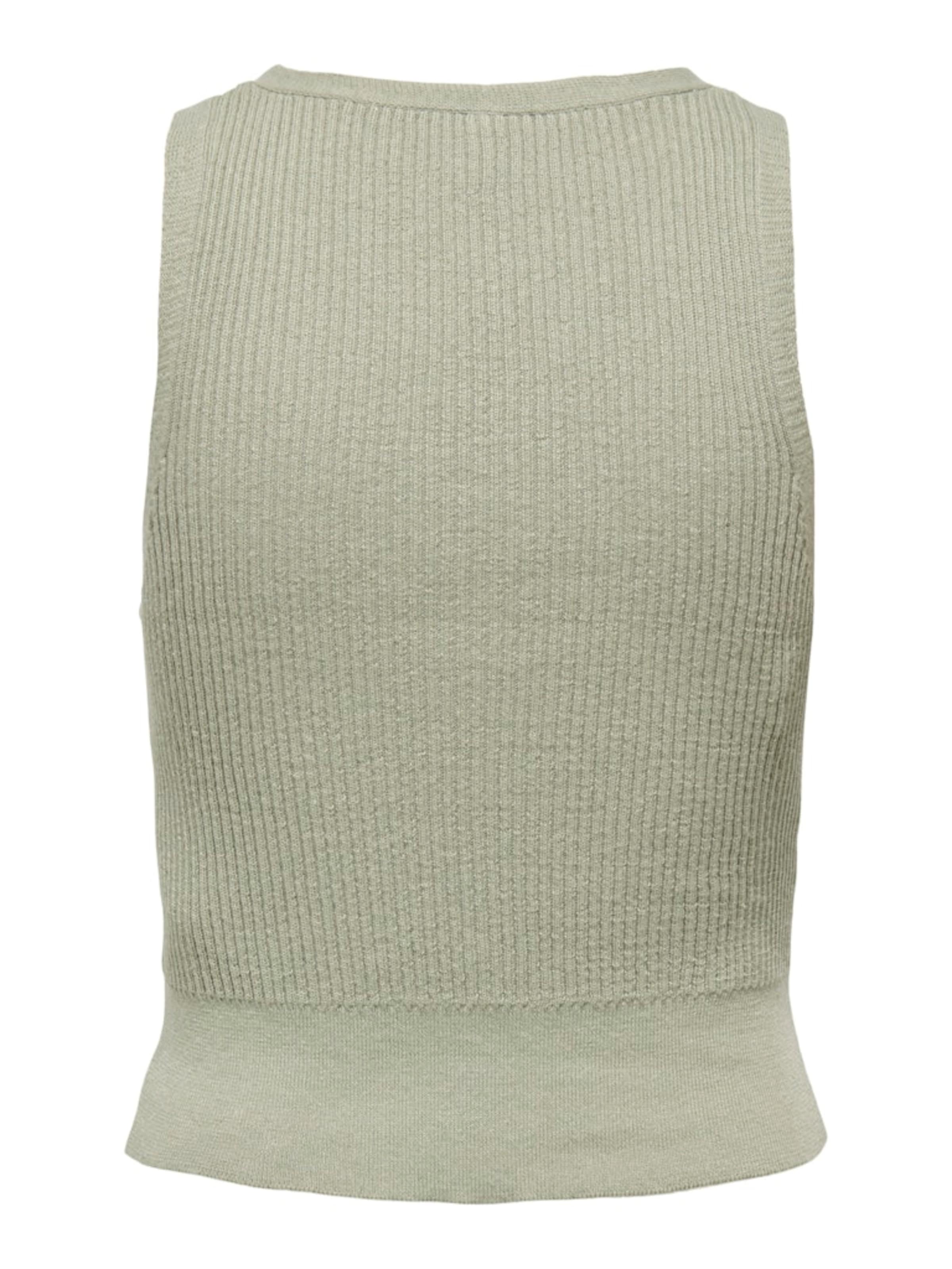 Top brodat 'ONLLina' de la ONLY pe gri