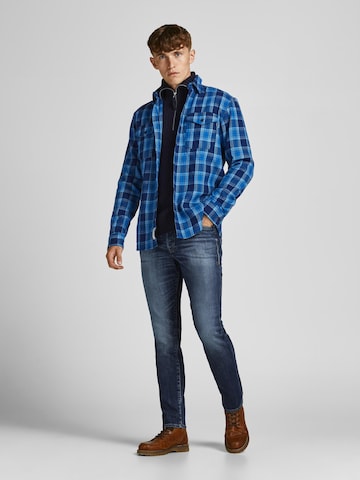 JACK & JONES Slimfit Jeans 'Tim' in Blauw